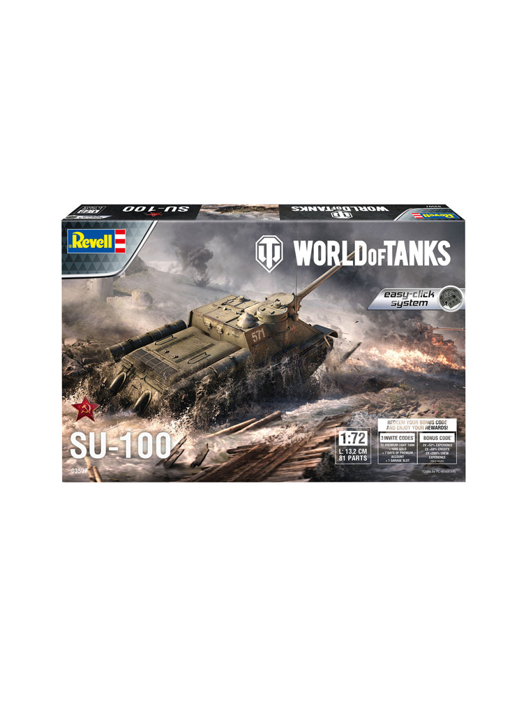 World of Tanks Revell Model Fast assembly SU-100